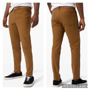 Lululemon ABC Pant Slim Utilitech Burnt Caramel Mens 32/32